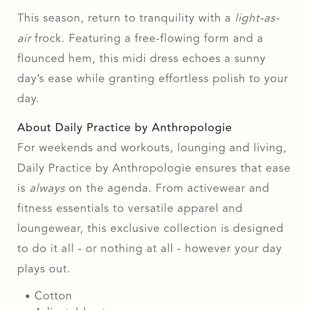 Daily Practice by Anthropologie Frida Cross-Back Midi Dress - Picture 7 of 8